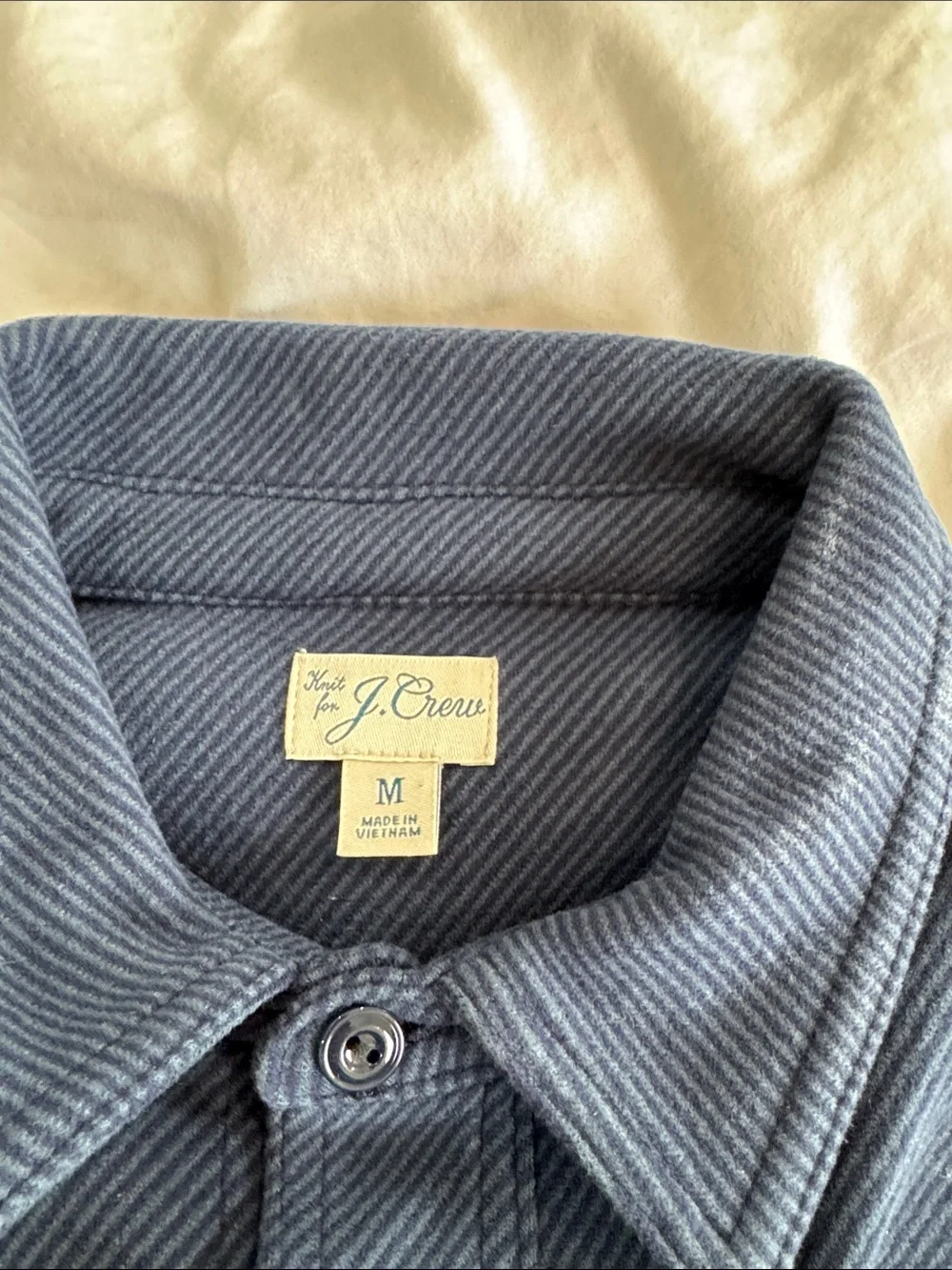 J. Crew Navy Blue Lightweight Shirt Jacket